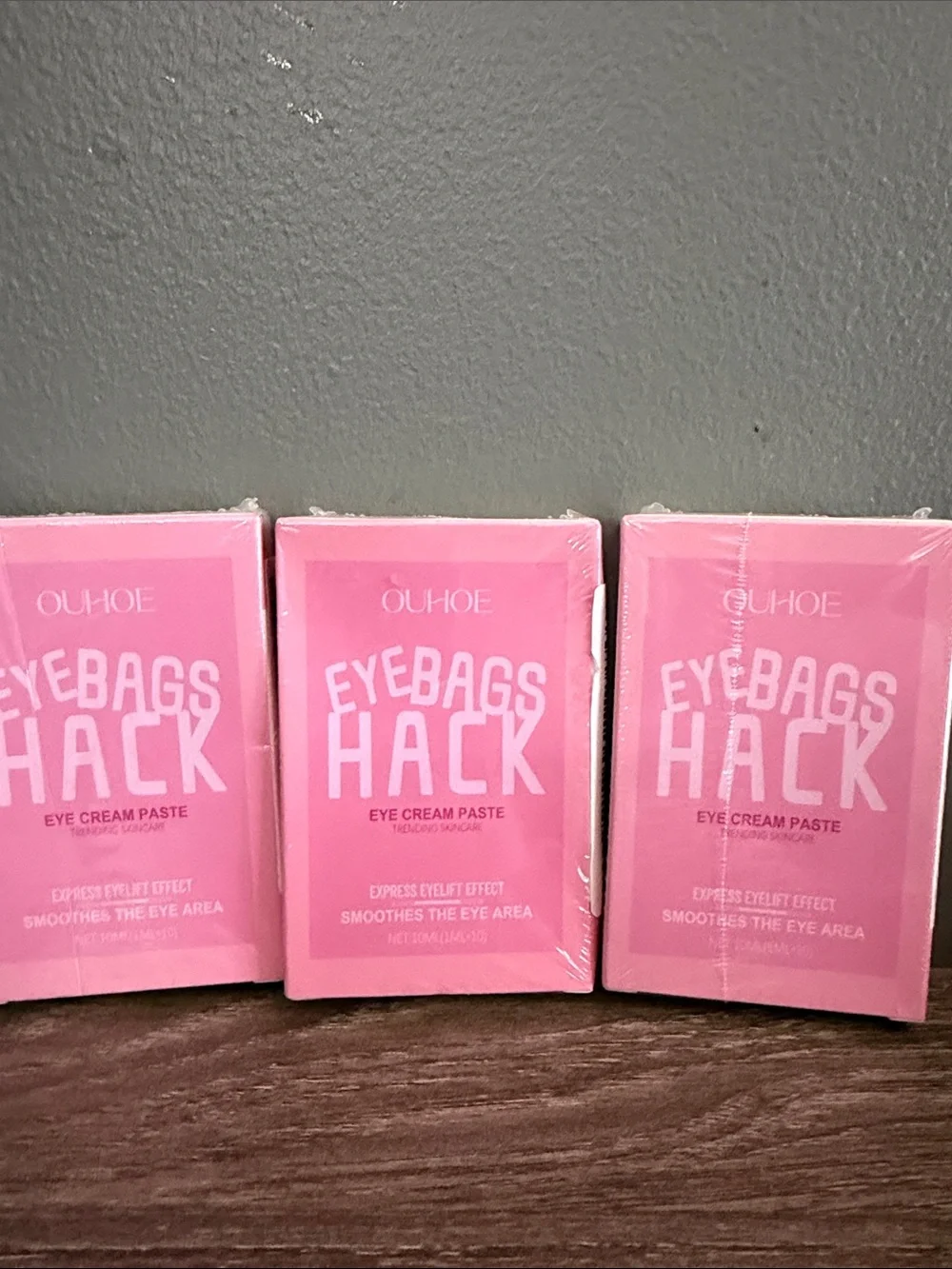 Eyebags Hack Eye Cream Paste - Brightening Eye Treatment. Set of 3 packs